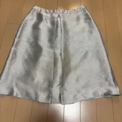 UNITED ARROWS シルバー フレアスカートのサムネイル