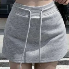 シーイン　ミニスカート　タイトスカート　グレー　　　スウェット　Lサイズ