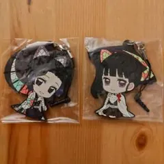 鬼滅の刃 胡蝶しのぶ 栗花落カナヲ ラバーストラップ 和傘 2個セット