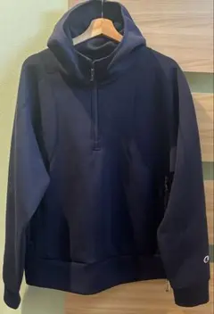 チャンピオン　ネイビーハーフジップパーカー