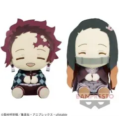 【レア】鬼滅の刃 でっかいぽふっとぬいぐるみ～竈門炭治郎&竈門禰豆子～