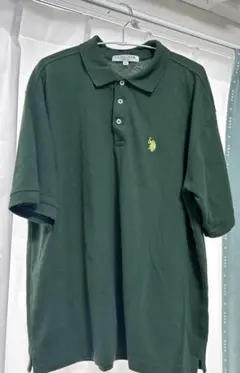 POLO ASSN ポロシャツ ダークグリーン コットン100%
