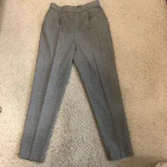 チェックかわいいカジュアルパンツ