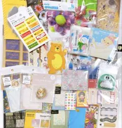 紙もの　シール　ラッピング　ビニールバック　まとめ売り　大量　25点以上　②