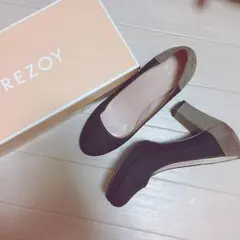 コンビカラーパンプス 23.5cm