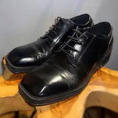 Humant ブラックレザーサイドジッパーブーツ waiper_nof191504102