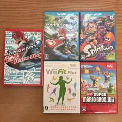 Wii U 、Wiiゲームソフト 4本、攻略本セット