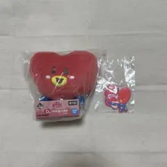 BTS BT21 一番くじ TATA ぬいぐるみ&ラバーキーホルダーセット テテ