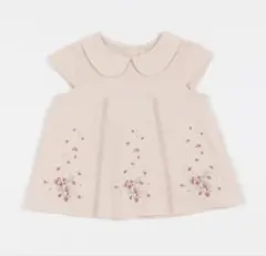 プティマインpetit main新品未使用いちご刺繍チュニック90