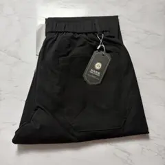 ストレッチパンツ ブラック M相当 スリムパンツ 新品