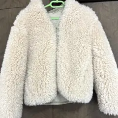 ZARA kids(大人も着れる) モコモコリバーシブルアウター