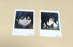 鬼滅の刃 チェキ風ブロマイド 柱カフェ ランダム 冨岡義勇 2枚セット