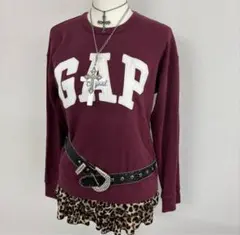 GAP バーガンディ トレーナー y2k