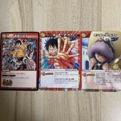 ワンピースカード　ルフィ　３枚 セット　ミラバト