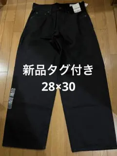 GAP EXTRA BAGGYデニム 28/30 ブラック　スーパーバギー　新品のサムネイル