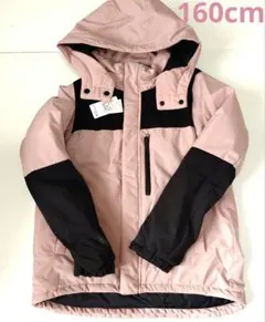 新品 バースデイプラス 機能性アウター 中綿ジャケット 160cm ピンク