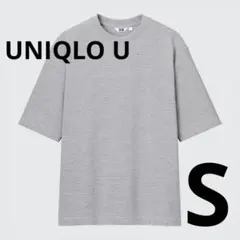 【美品】UNIQLOエアリズムコットンオーバーサイズT/ボーダー/5分袖
