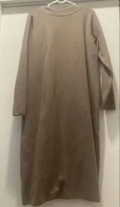 UNIQLO ニットワンピース M ベージュ