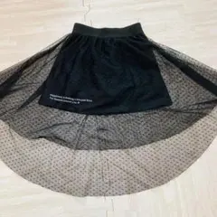 黒　チュールスカート 120サイズ
