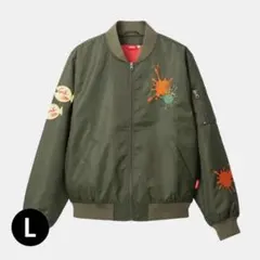 任天堂スプラトゥーン3 サーモンランジャケット　XL MA-1 ジャケット SALMON RUN Splatoon 3【Nintendo TOKYO取り扱い商品