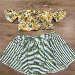 ✩.*˚【新品未使用】レディース水着3点セットLL size