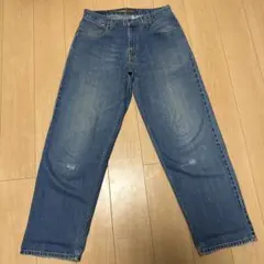 【希少】90s Levi’sシルバータブ バギー 極太 ブルー W34 L34