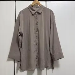 IENA シアーカラータックオーバーシャツ　ナチュラル　イエナ　新品 シアーカラータックオーバーシャツ | イエナ(IENA) | マルイウェブチャネル