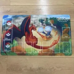 新品・未使用 海外限定 江川あきら ポケモン リザードンX プレイマット