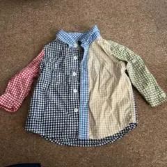babyGap チェック柄長袖シャツ 12-18ヶ月