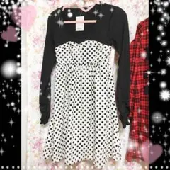 イングM☆水玉ドッキングワンピース♡