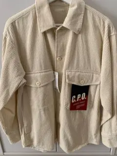 新品未使用　GU 　ジーユー　コーデュロイCPOシャツ　メンズ　サイズS