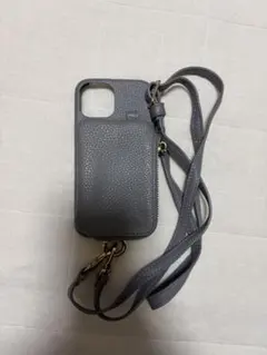 iPhone用レザーショルダーストラップケース13mini