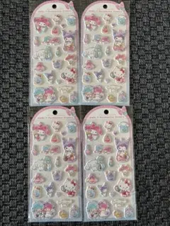 サンリオ マシュマロキャラクター シール 4枚セット