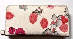 COACH フラワープリント 長財布