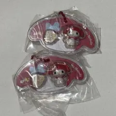 サンリオキャラクターズ　パッケージチャーム&チョコボーロ　シークレット　２個