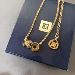く*ま様 236/未使用 GIVENCHY ジバンシー ネックレス ゴールド Xのサムネイル