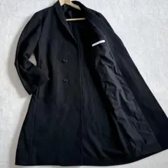 【希少‼︎カシミア混】UNIQLO & LEMAILE チェスターコート 黒 M
