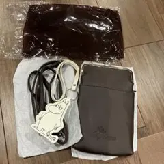 リンネル付録 ムーミンがま口スマホショルダー&バッグチャーム