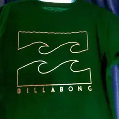 【美品】BILLABONG Tシャツ バックプリント グリーンのサムネイル