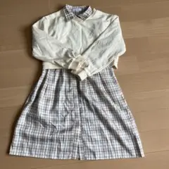 a.v.v チェック柄ワンピース 140 セット