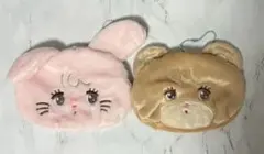 mikko characters フェイスポーチ LATTE CAMMY