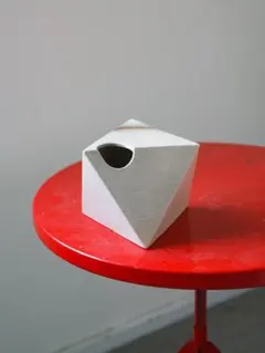 モダン ヴィンテージ フラワーベース/花器 幾何学 古道具