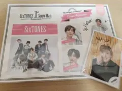 SixTONES 京本大我 デビュー1周年缶バッチ＆ステッカー - メルカリ