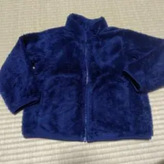 UNIQLOフリースジャケット ネイビー 110