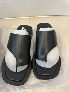 新品 PADRONE ナノユニバース 別注 指ぬきレザーサンダル サイズ41