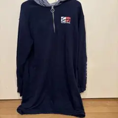 Tommy Hilfiger フード付きロングパーカー
