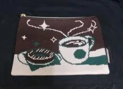 STARBUCKS スターバックス ホリデーオリジナル ニットポーチのサムネイル