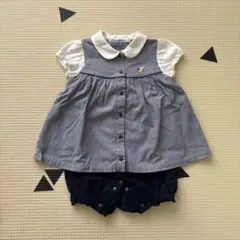 ち様専用⭐︎familiar⭐︎ロンパース80cm