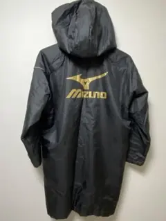 Mizuno フード付きベンチコート 黒