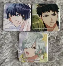 A3! エースリー B's-LOG スクエア缶バッジ 冬組 6点セット コンプ